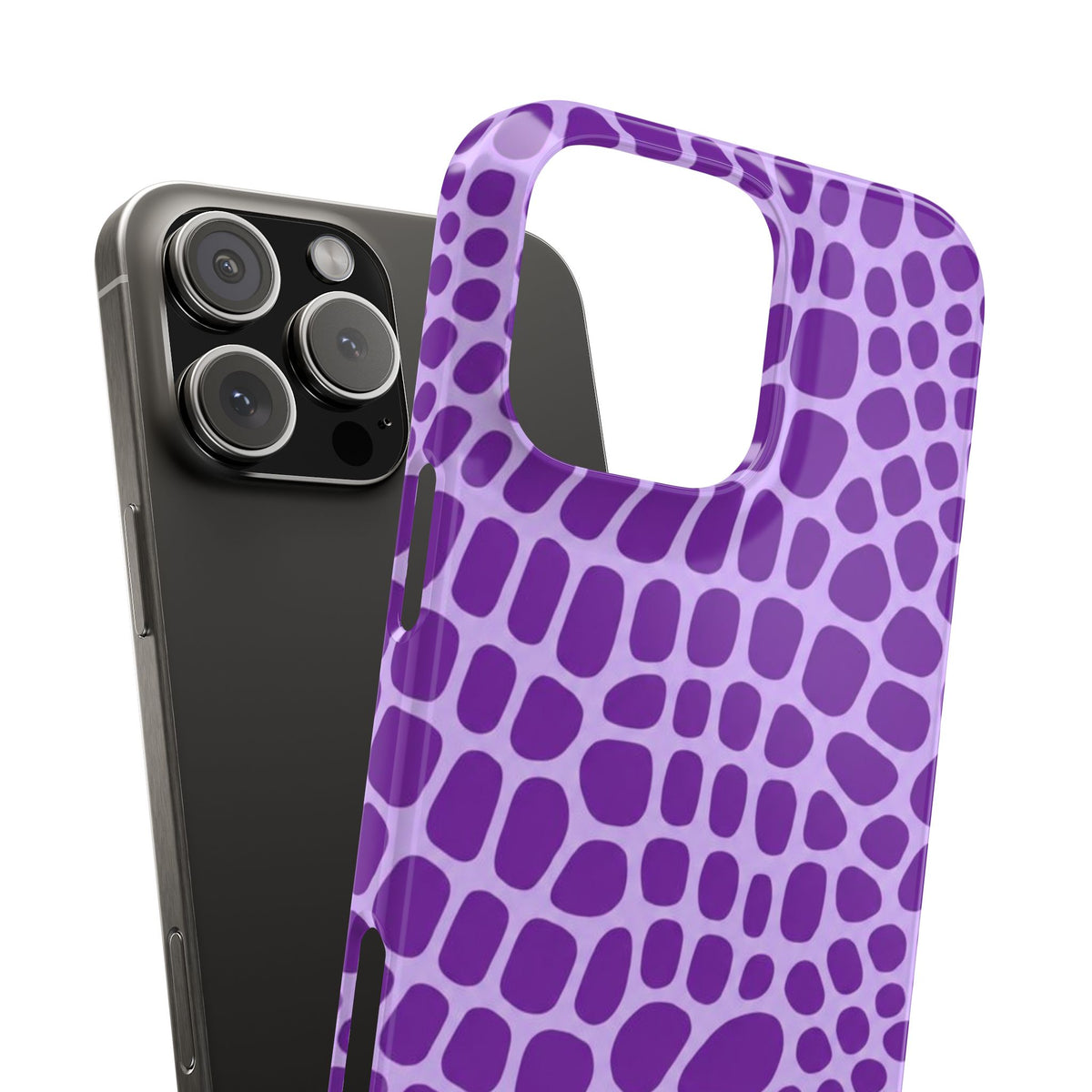 Purple Gator - Slim iphone Case