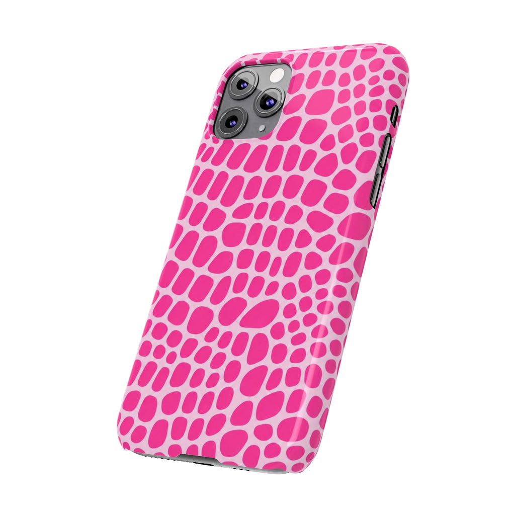Pink Gator — Slim iphone Case
