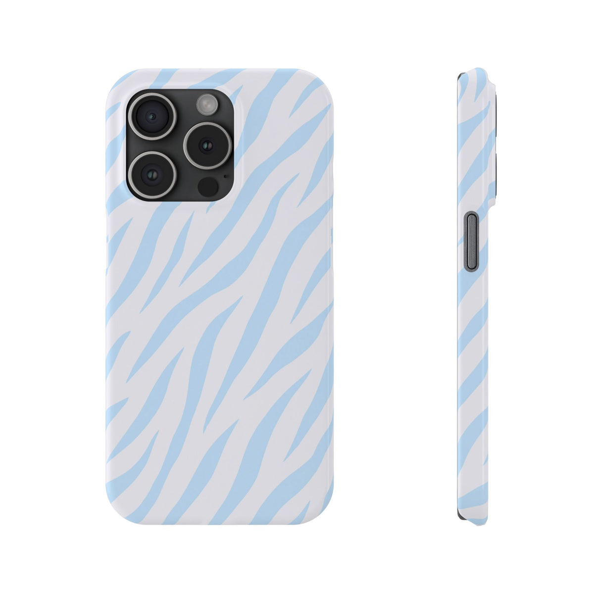 Blue Zebra - Slim iphone Case