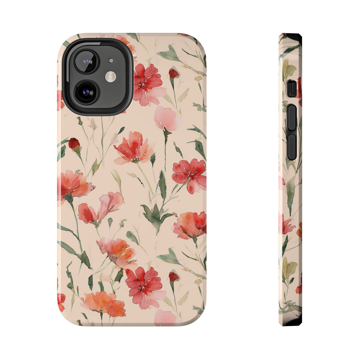 Floral Watercolor — Tough Phone Case