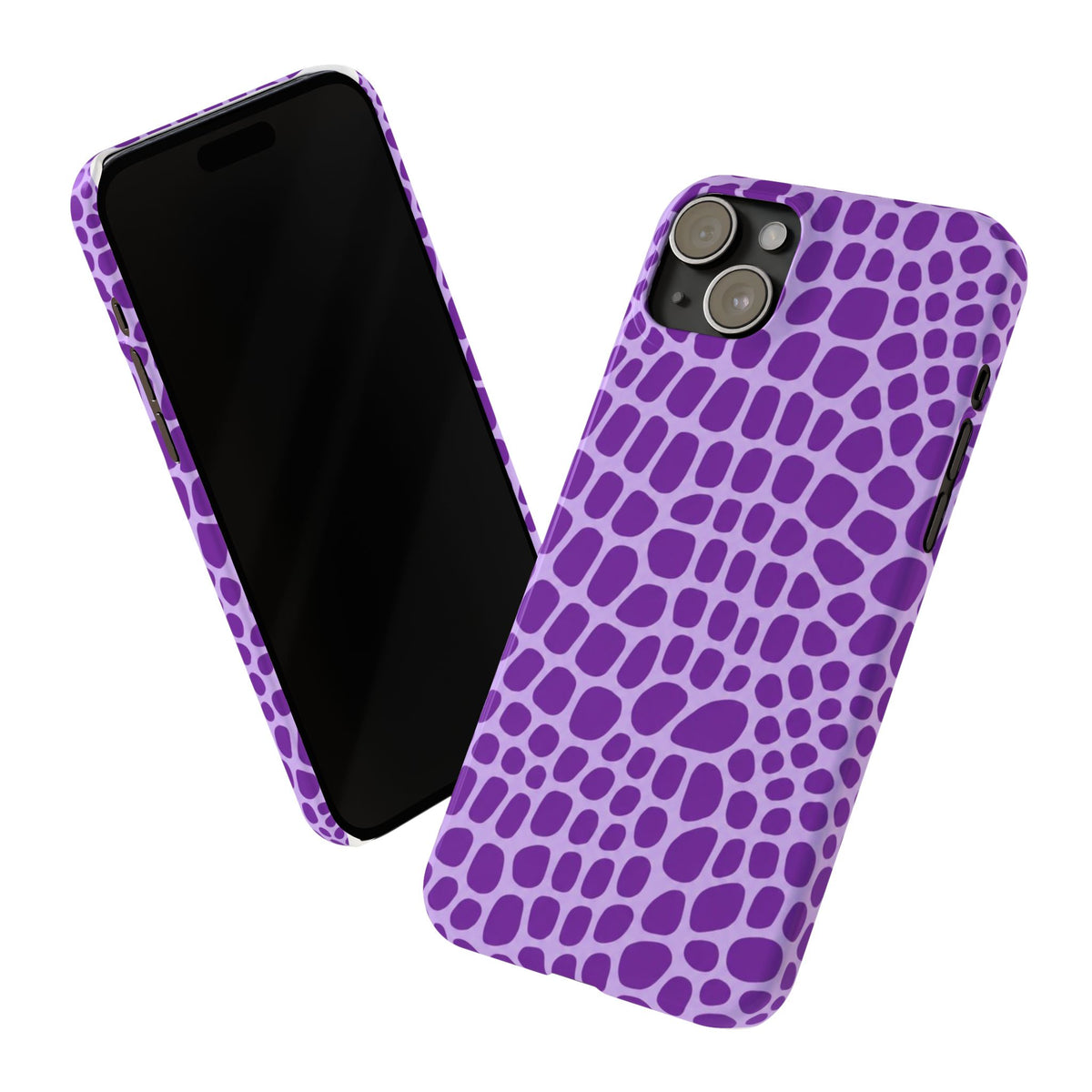 Purple Gator - Slim iphone Case