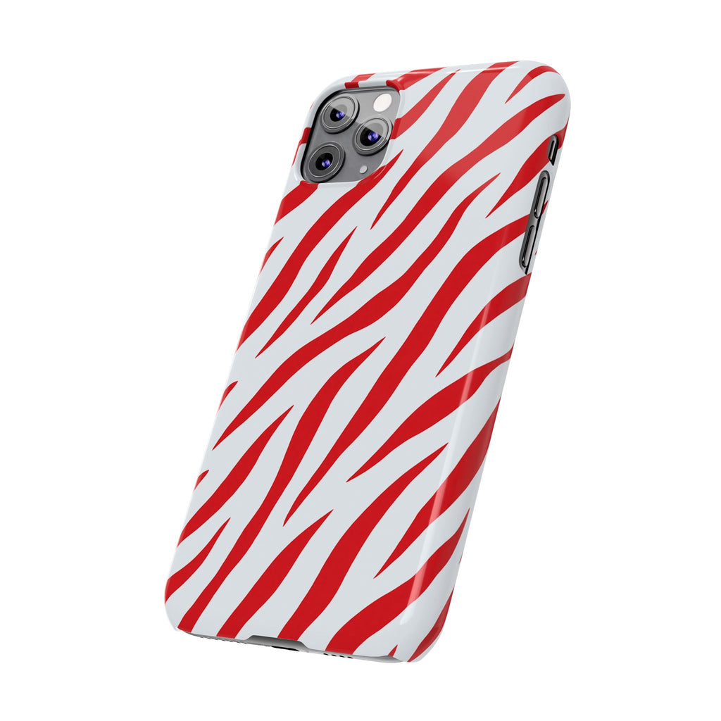 Red Zebra — Slim iphone Case