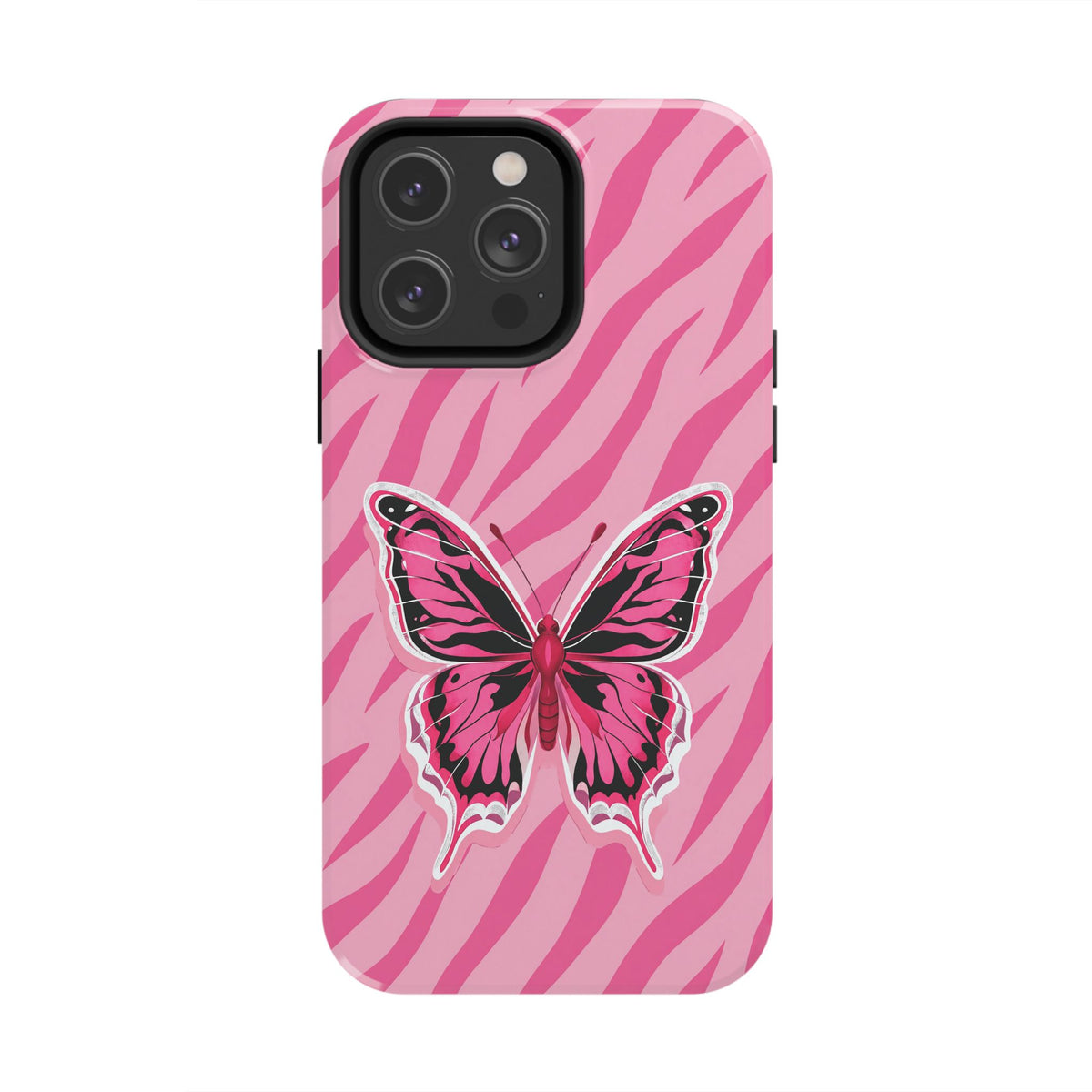 Pink Butterfly - Tough Phone Case