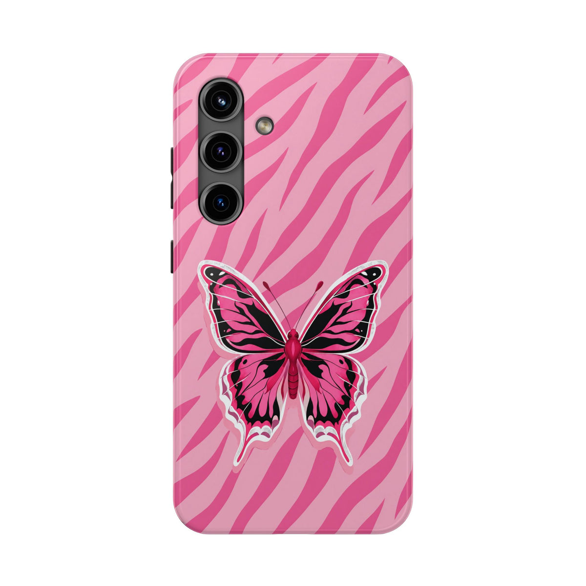 Pink Butterfly - Tough Phone Case