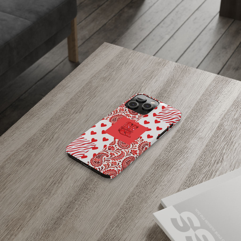 Red Boot Multi Pattern— Slim iPhone Case