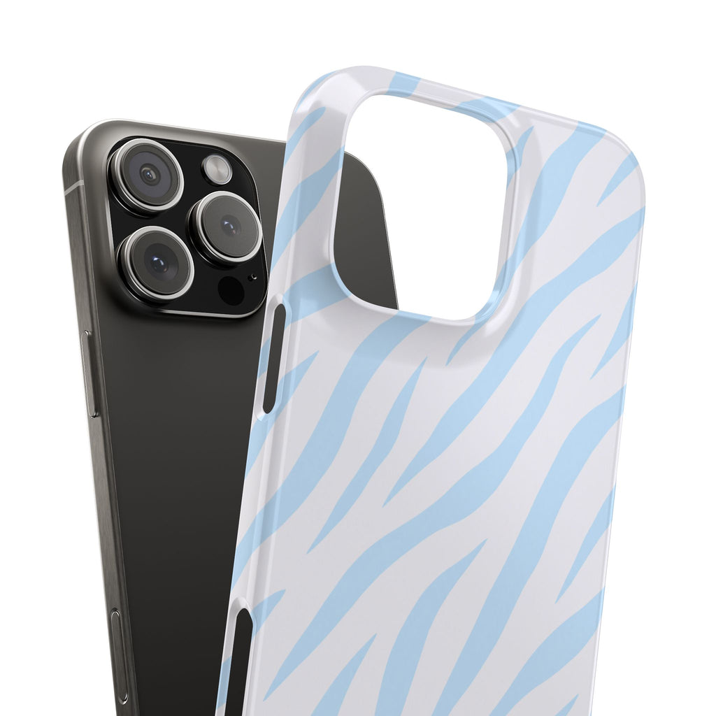 Blue Zebra - Slim iphone Case