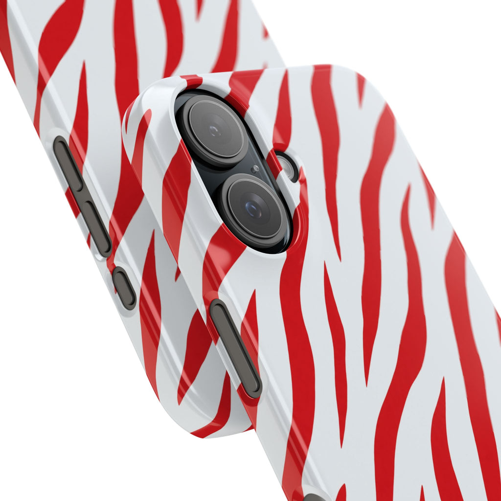 Red Zebra — Slim iphone Case