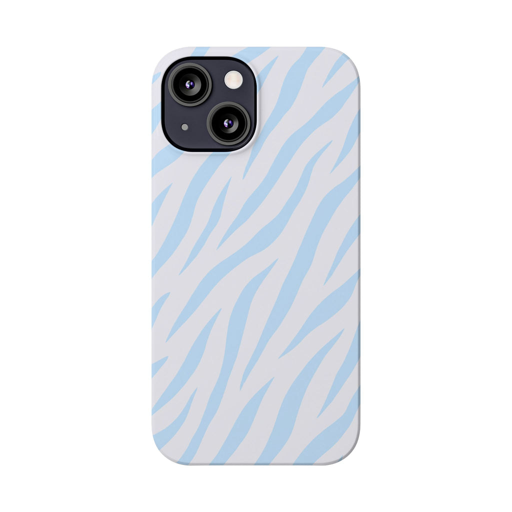 Blue Zebra - Slim iphone Case