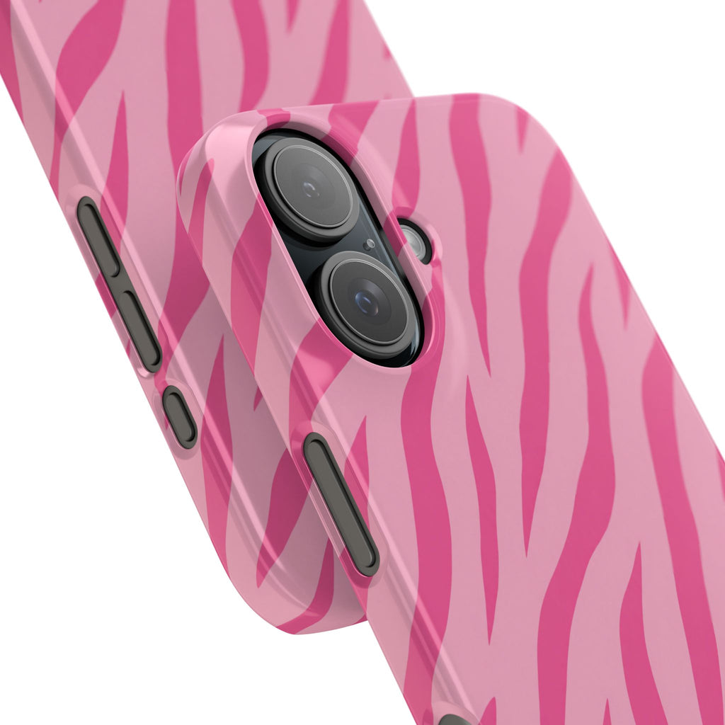 Pink Zebra— Slim iphone Case