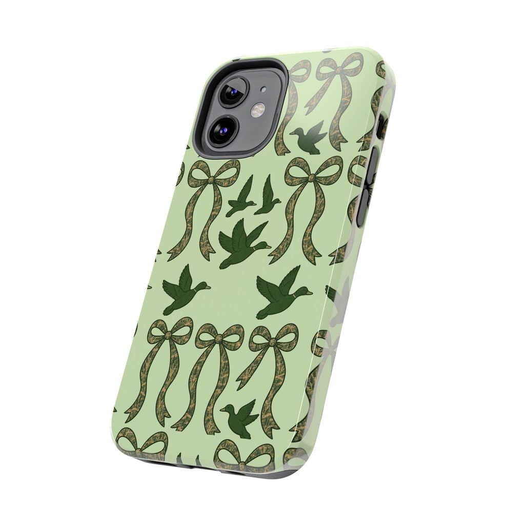 Duck "Cam-bow" - Tough Phone Case (Green)