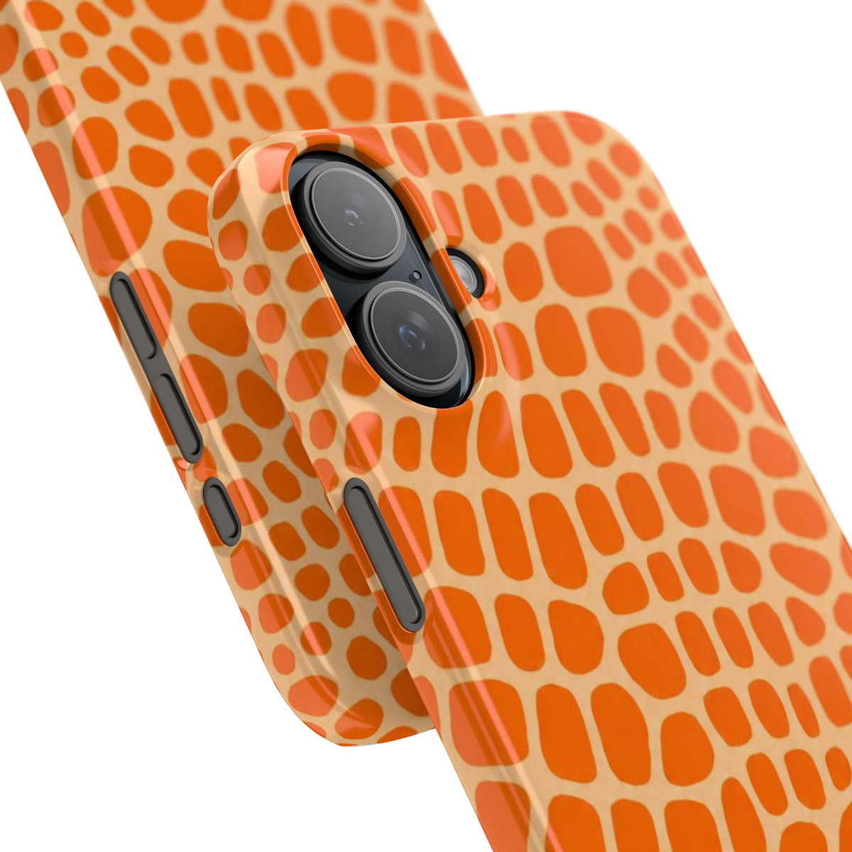 Orange Gator— Slim iphone Case