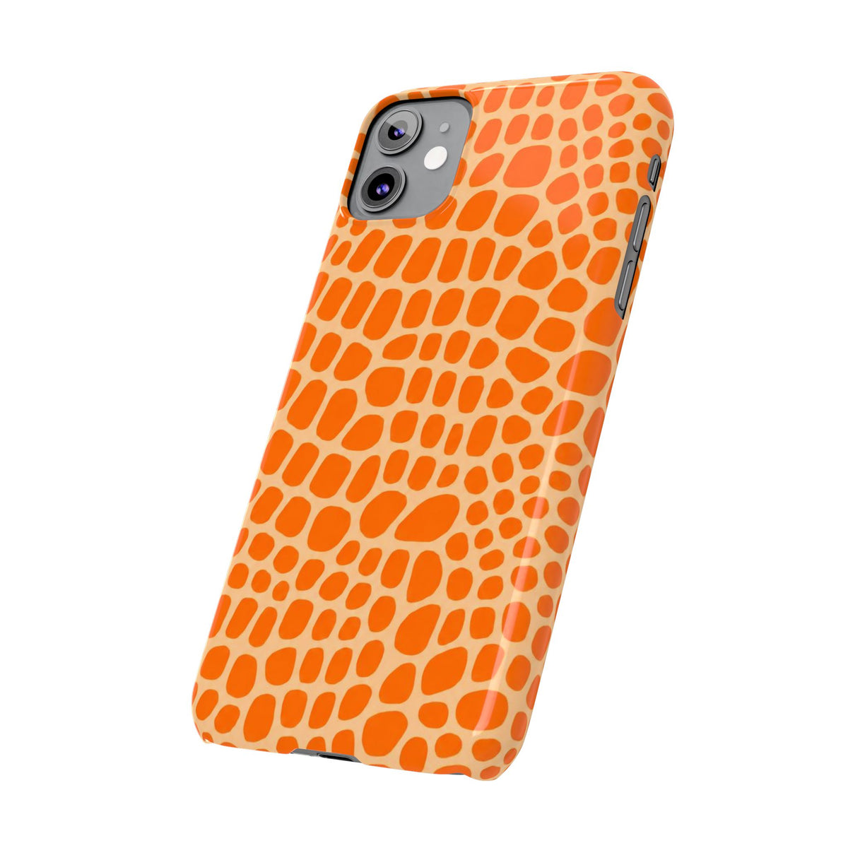 Orange Gator— Slim iphone Case