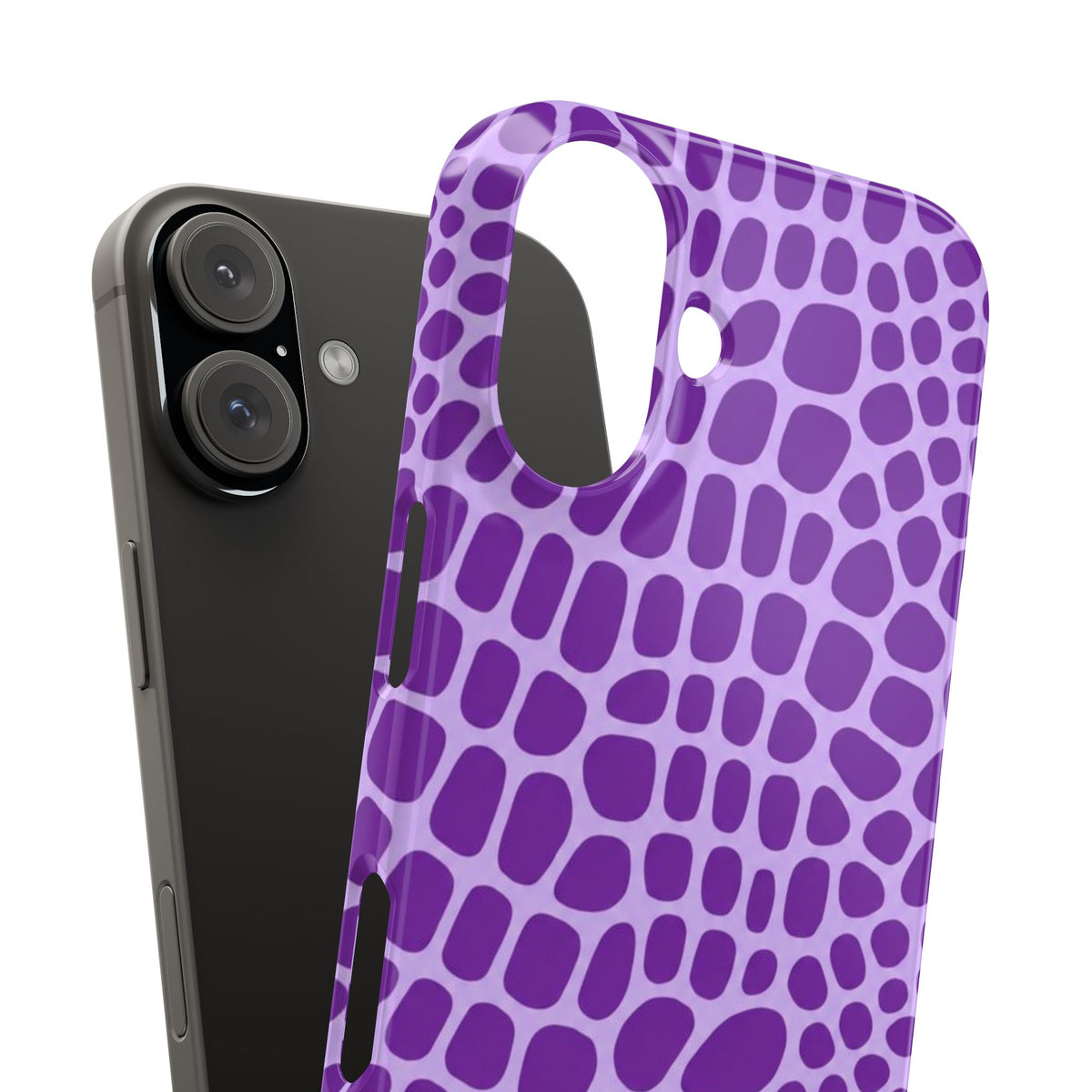 Purple Gator - Slim iphone Case