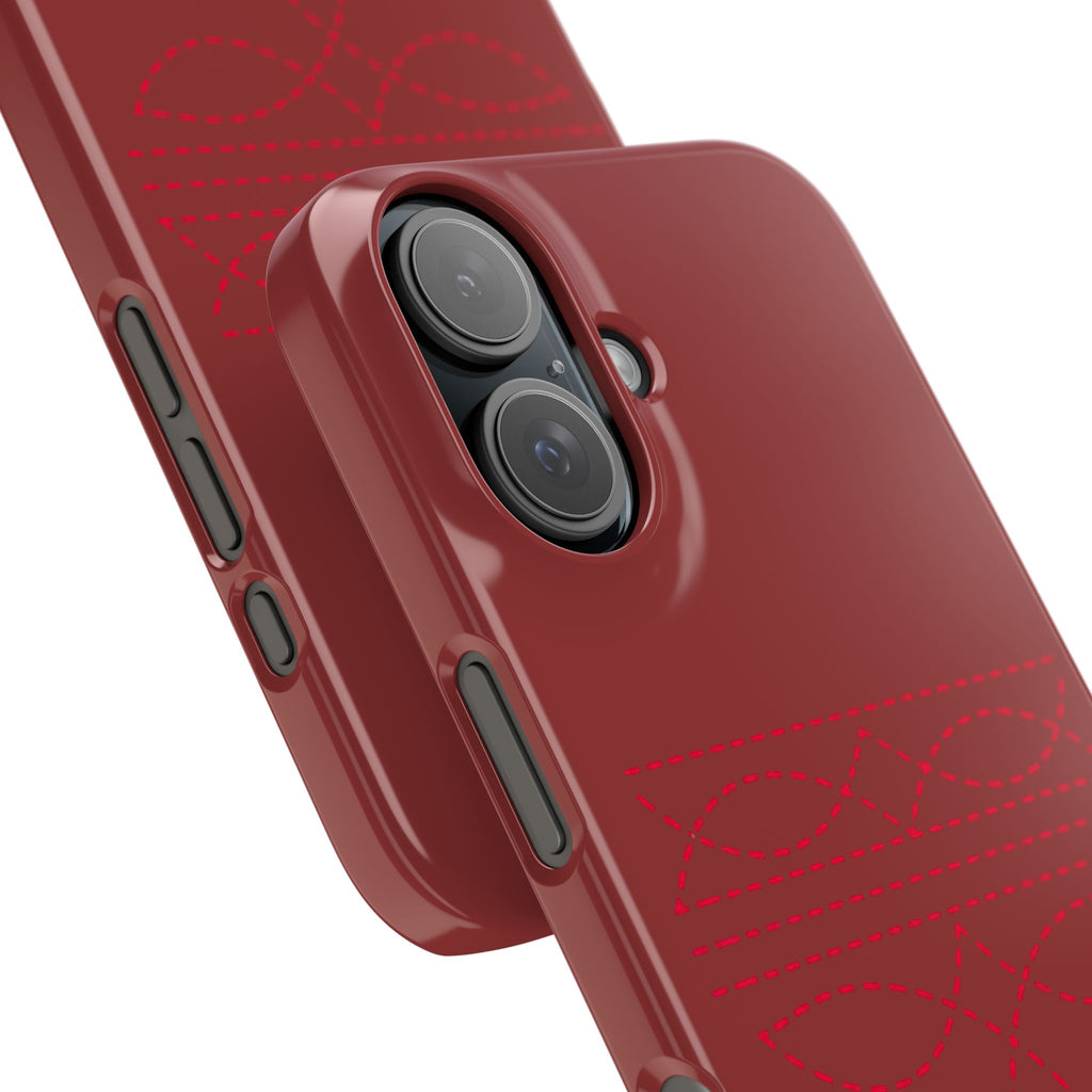 Red Boot Stitch — Slim iphone Case