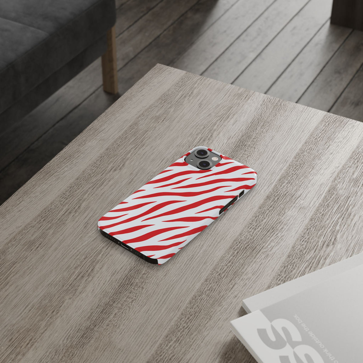 Red Zebra — Slim iphone Case