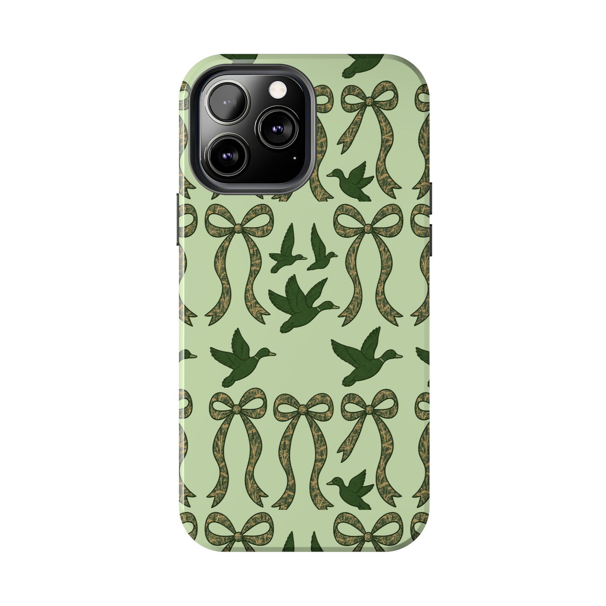 Duck "Cam-bow" - Tough Phone Case (Green)