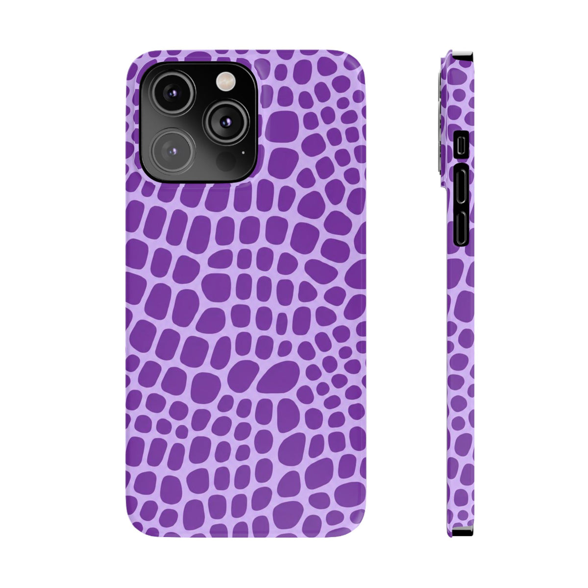 Purple Gator - Slim iphone Case
