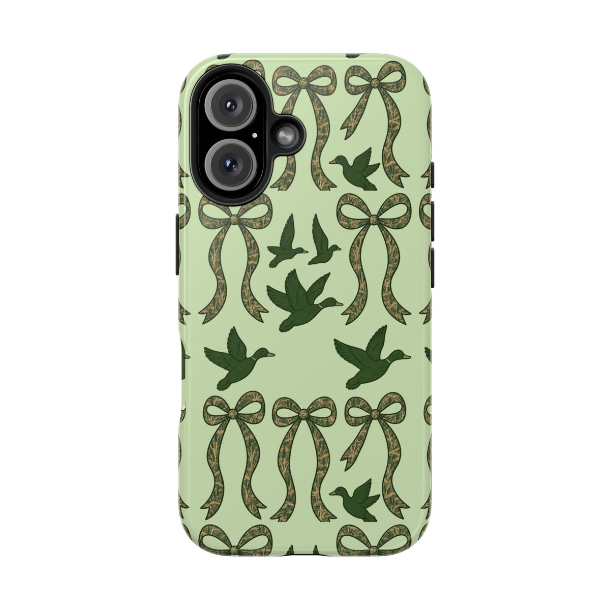 Duck "Cam-bow" - Tough Phone Case (Green)