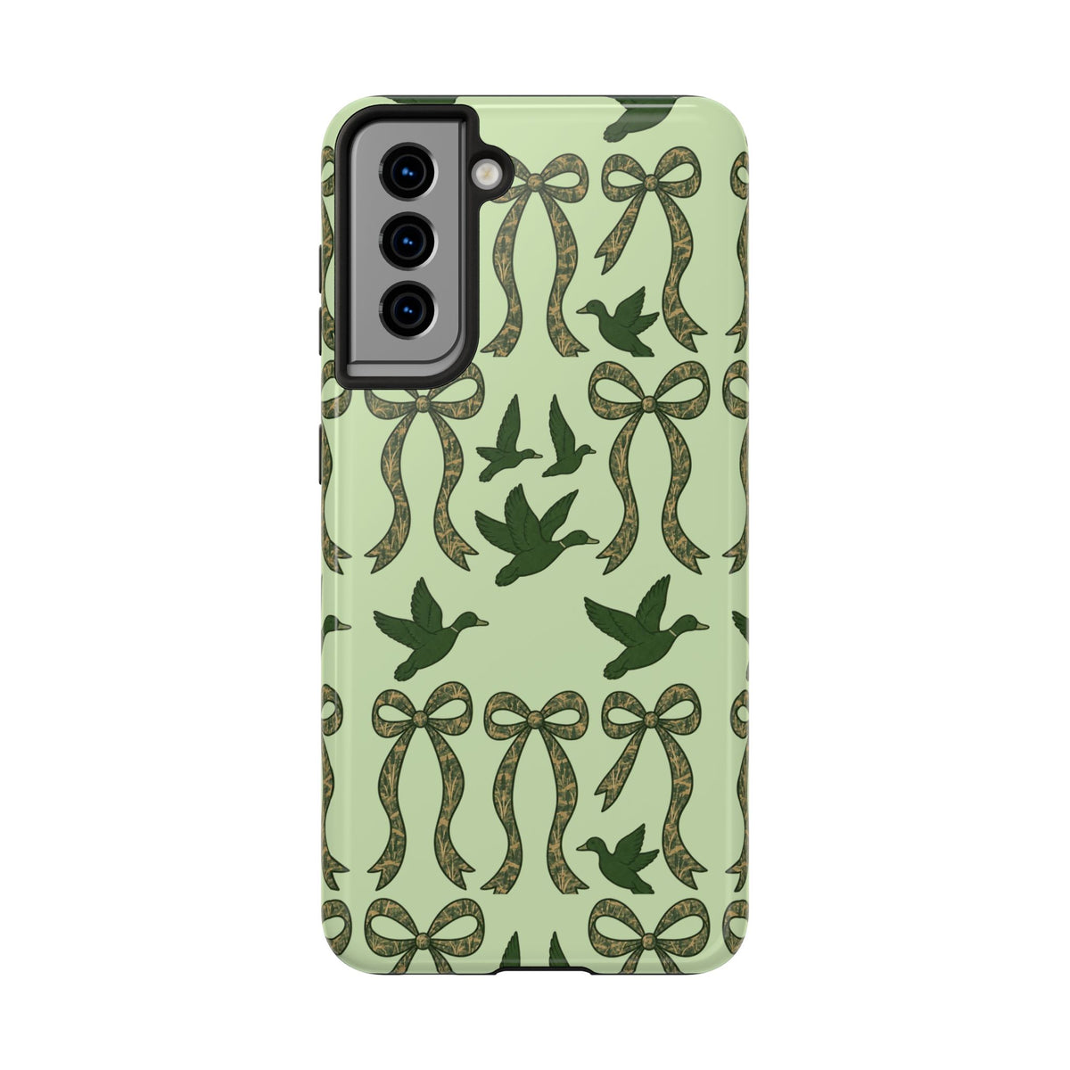 Duck "Cam-bow" - Tough Phone Case (Green)