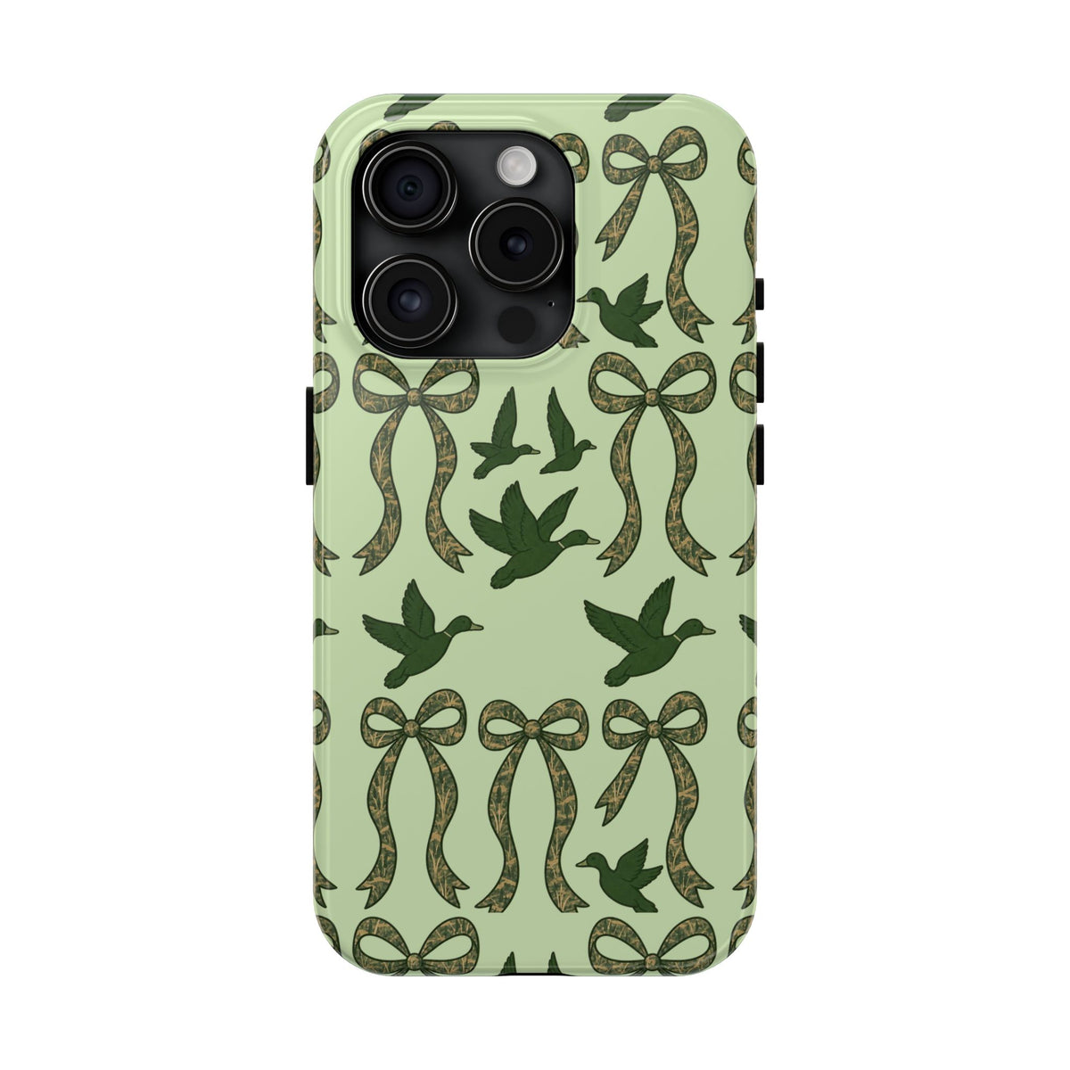 Duck "Cam-bow" - Tough Phone Case (Green)