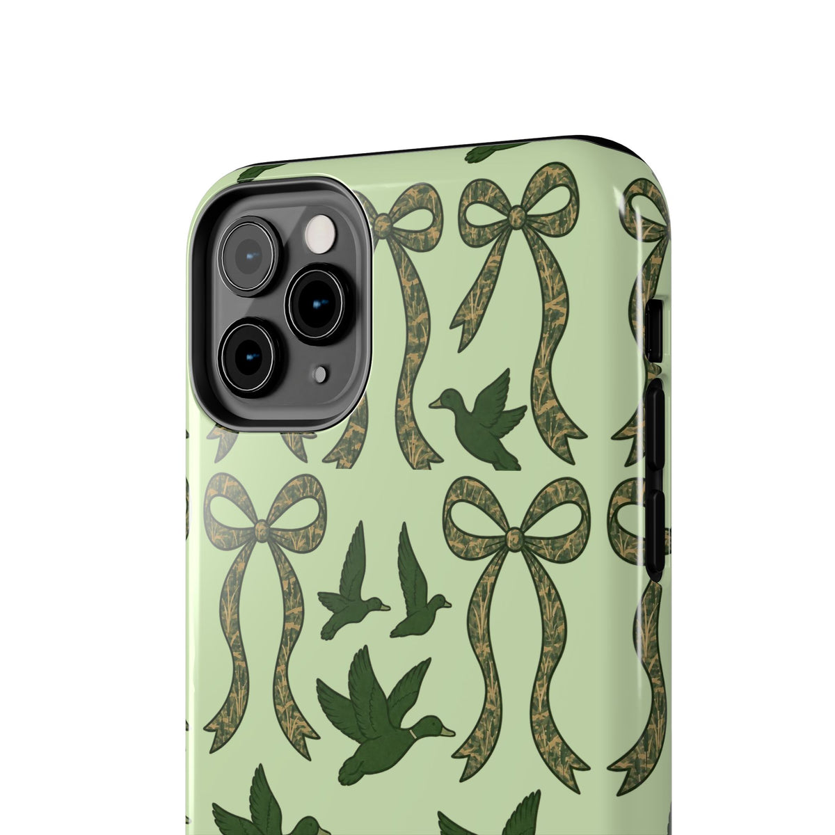 Duck "Cam-bow" - Tough Phone Case (Green)