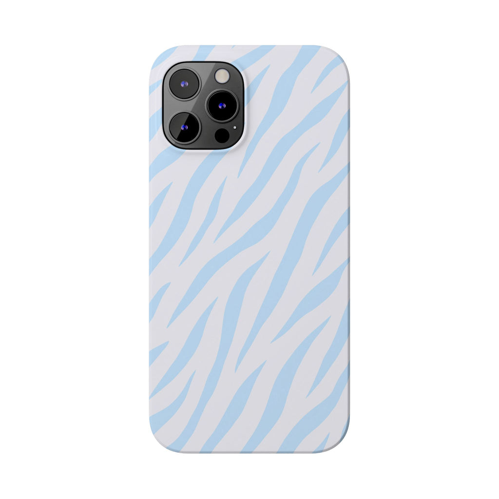 Blue Zebra - Slim iphone Case