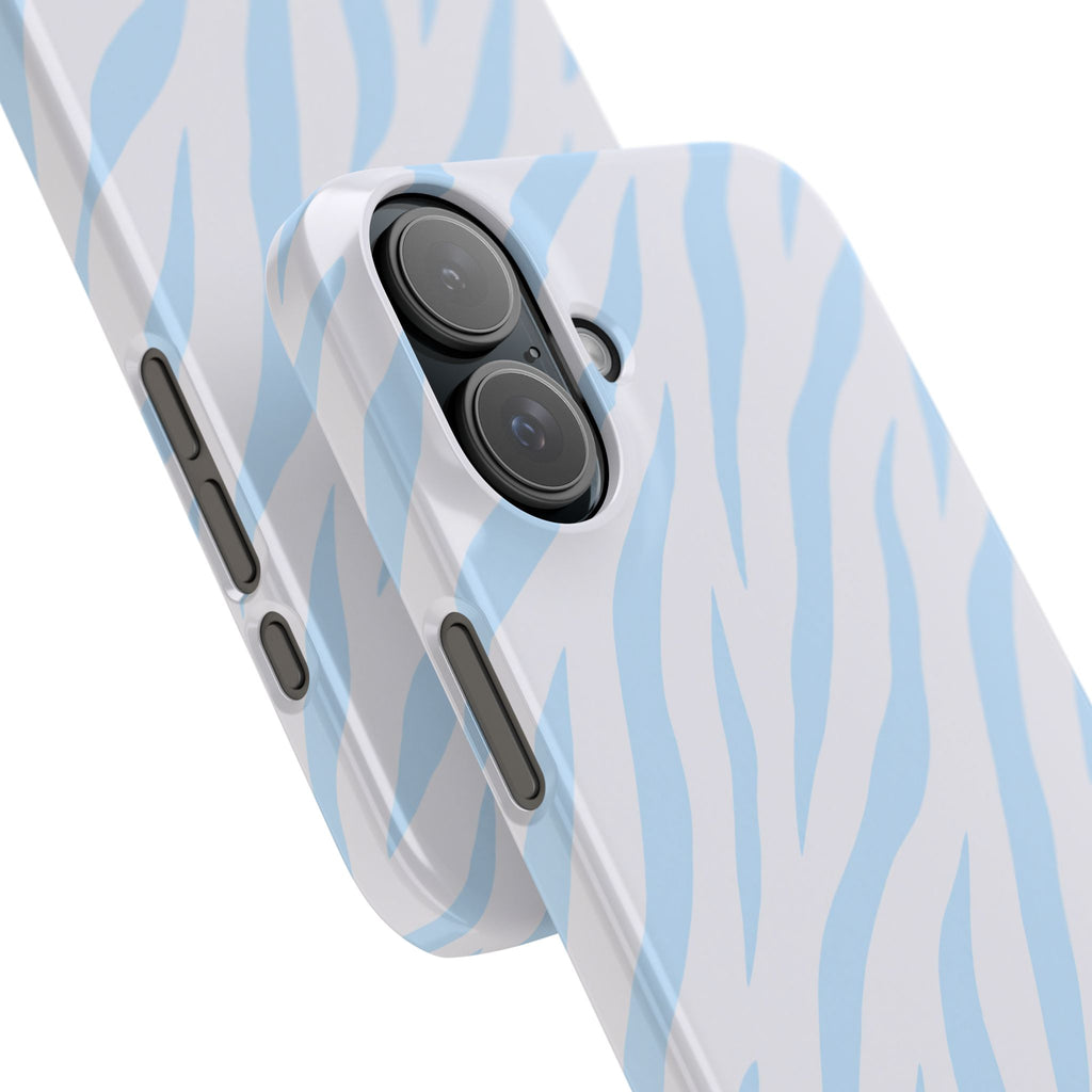 Blue Zebra - Slim iphone Case