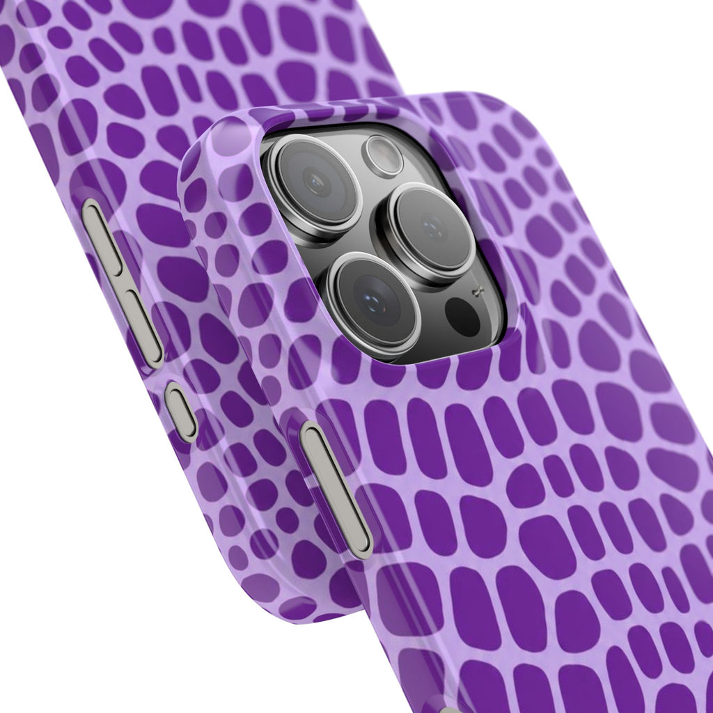 Purple Gator - Slim iphone Case