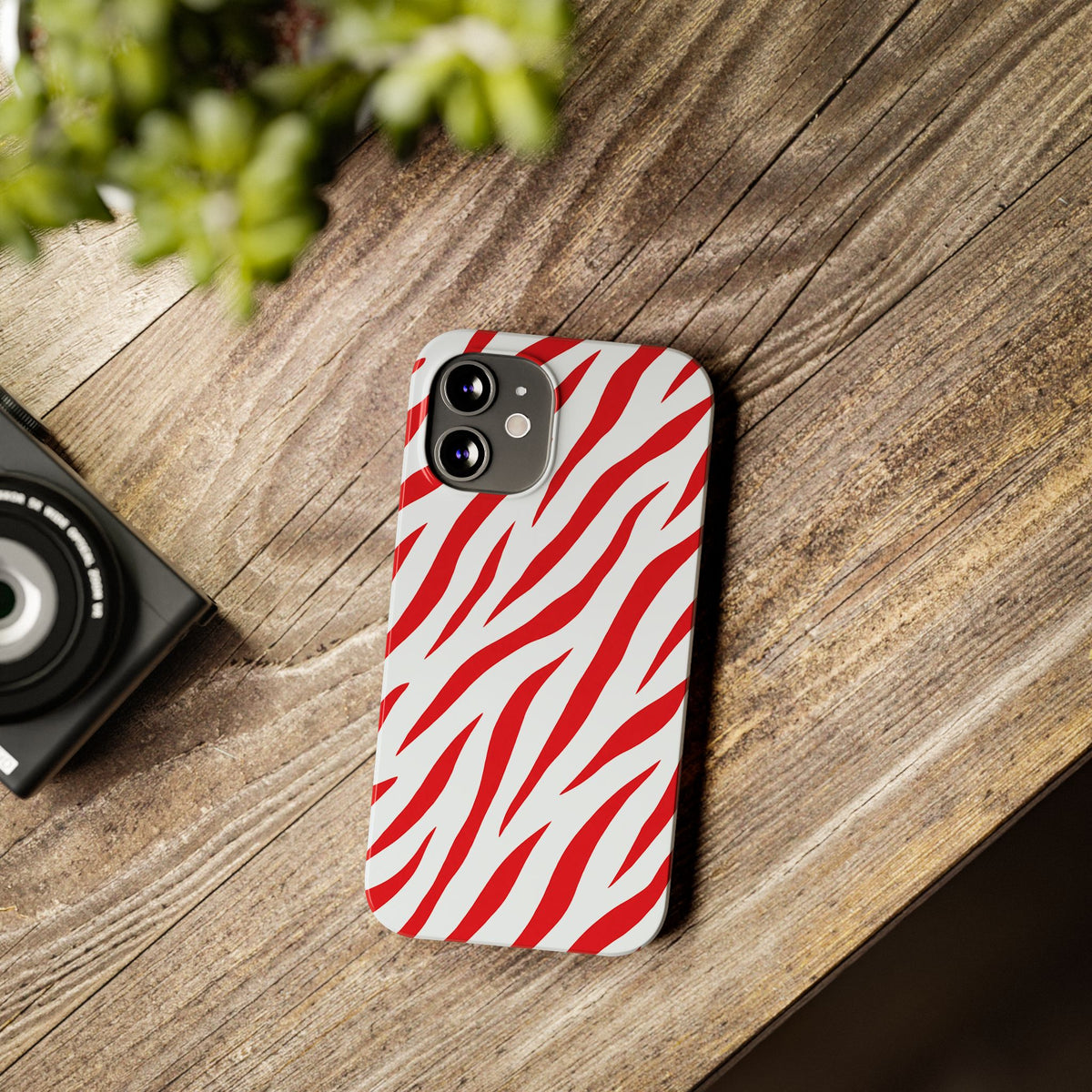 Red Zebra — Slim iphone Case