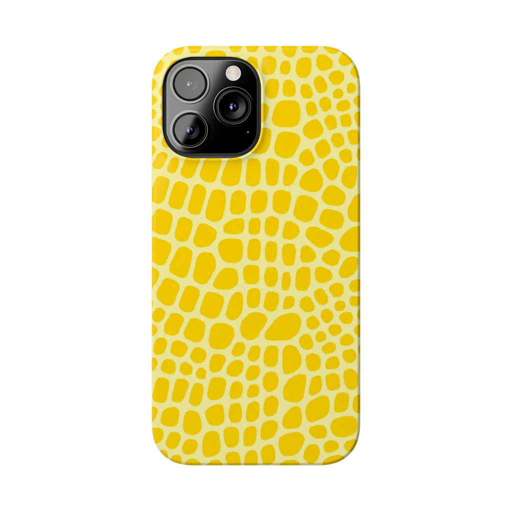 Yellow Gator — Slim iphone Case