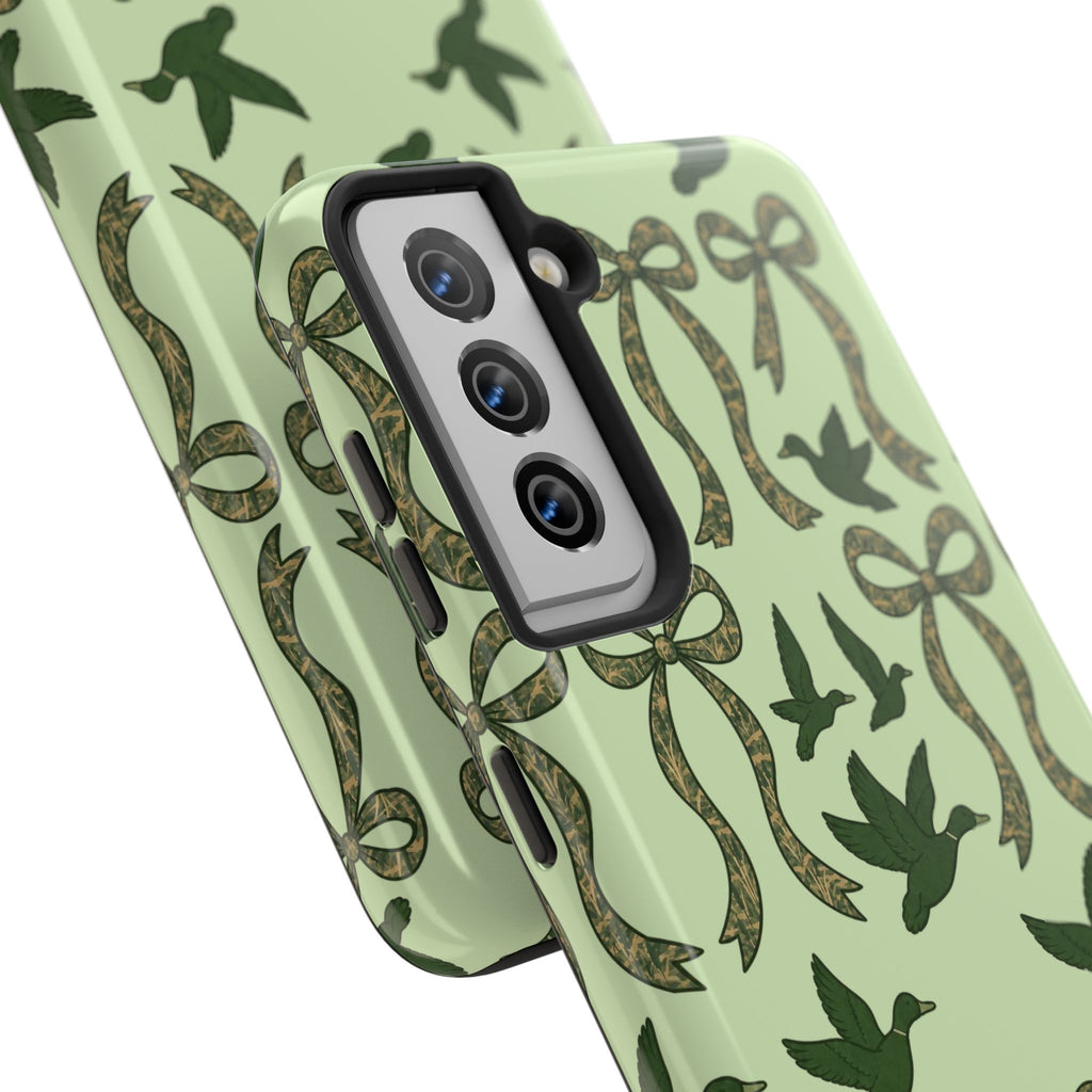 Duck "Cam-bow" - Tough Phone Case (Green)