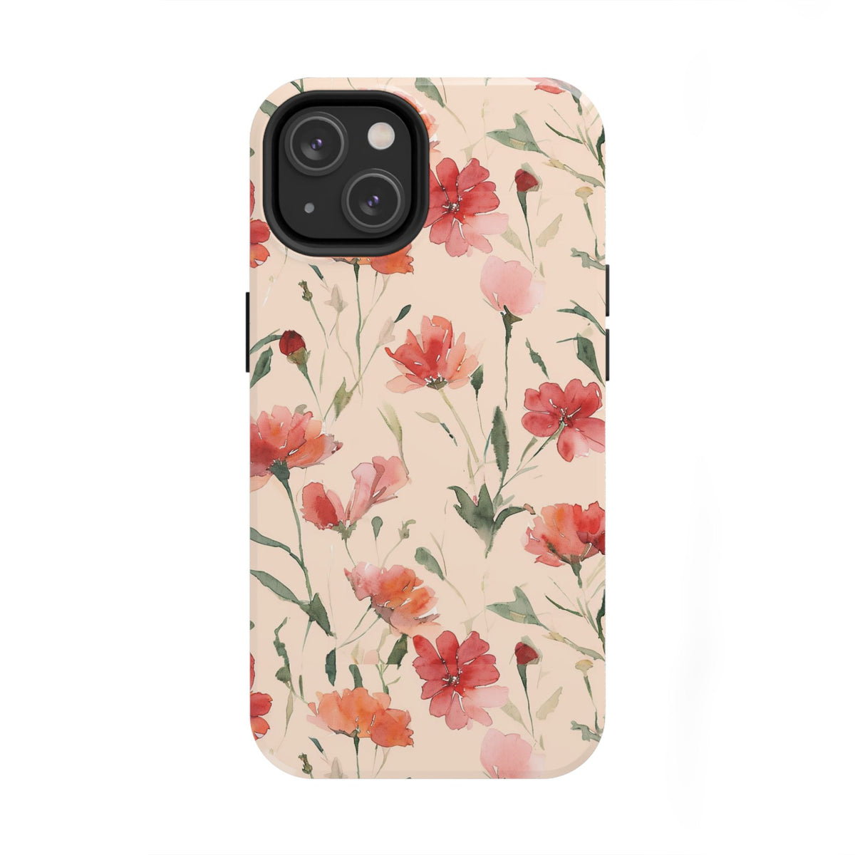 Floral Watercolor — Tough Phone Case