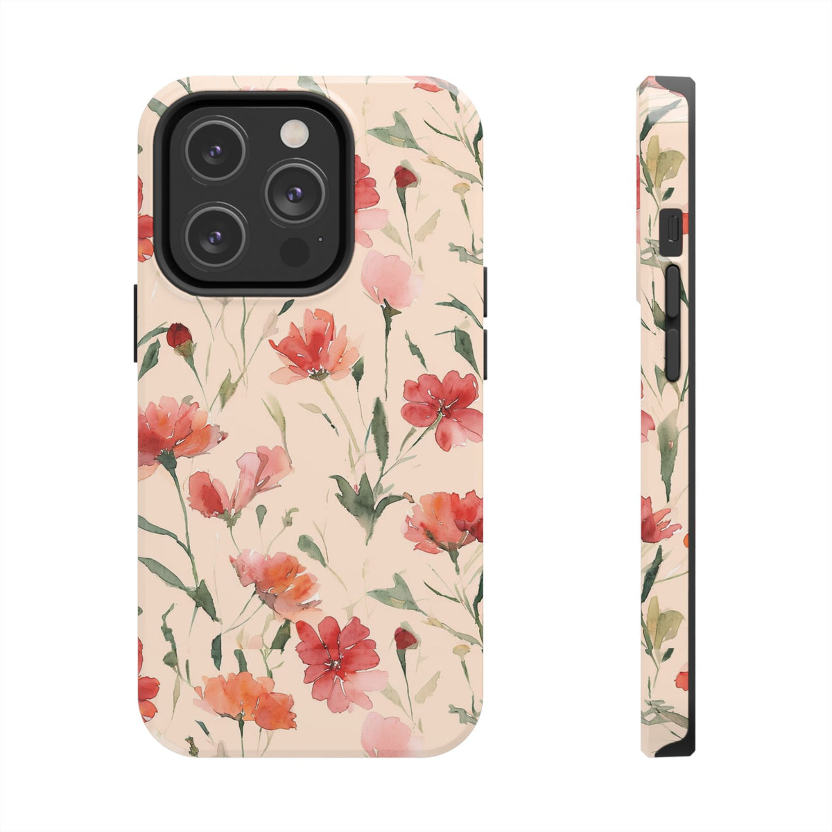 Floral Watercolor — Tough Phone Case