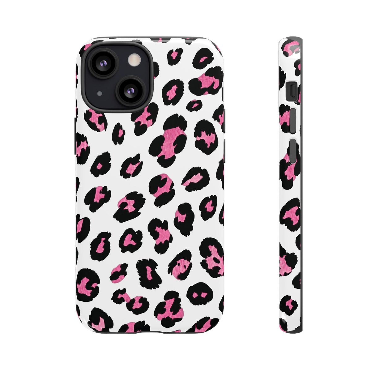 Pink Leopard Print Phone Case — Tough iphone Case