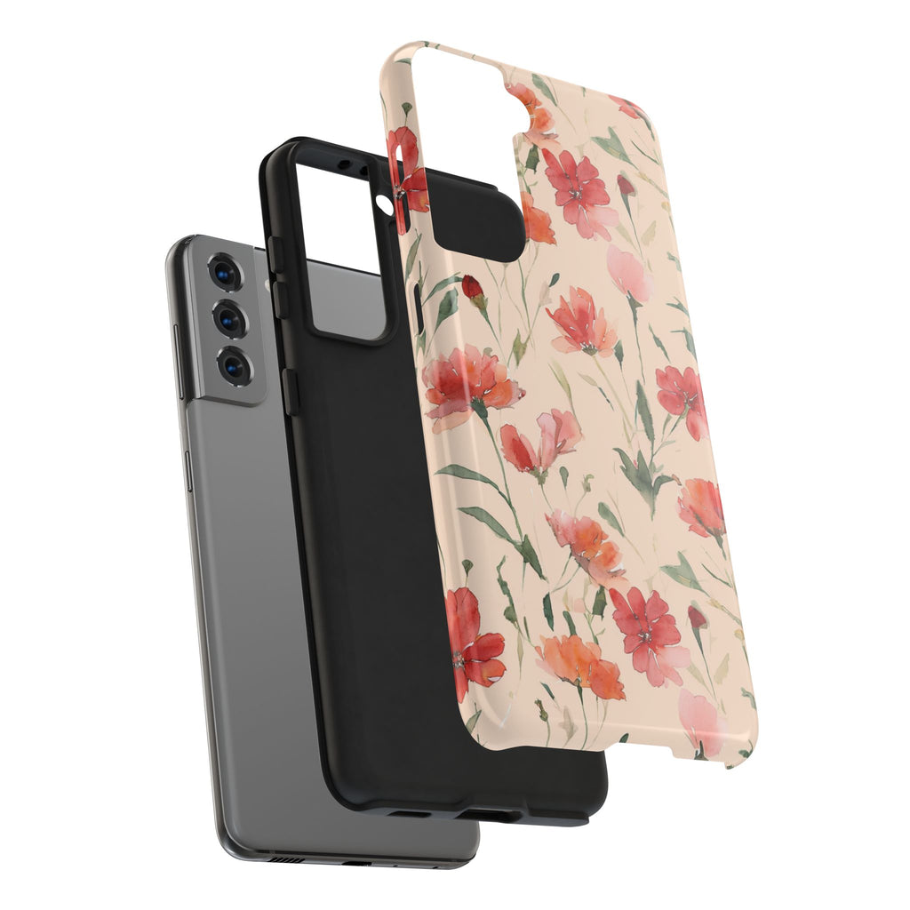 Floral Watercolor — Tough Phone Case