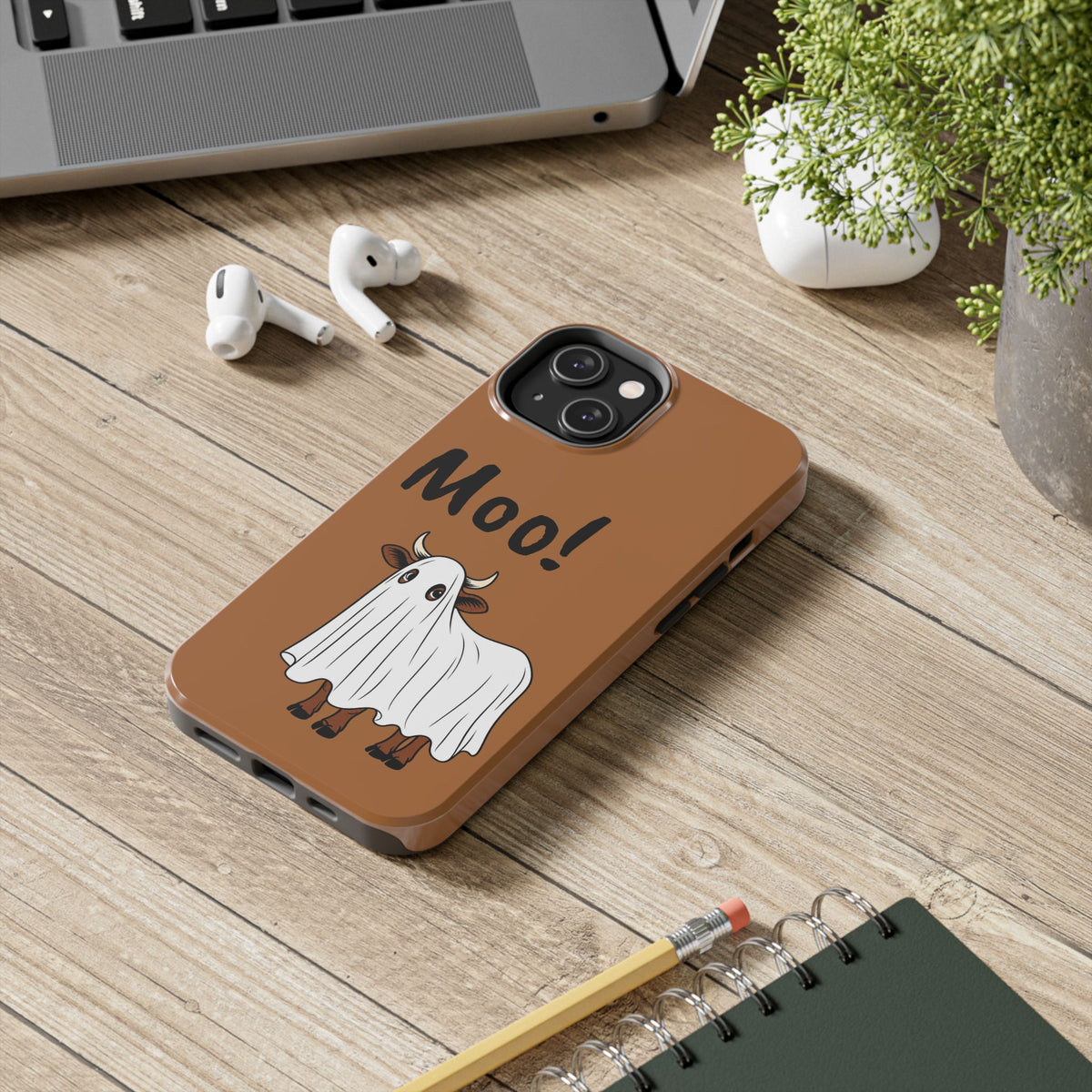 Ghost Cow– Tough Phone Case