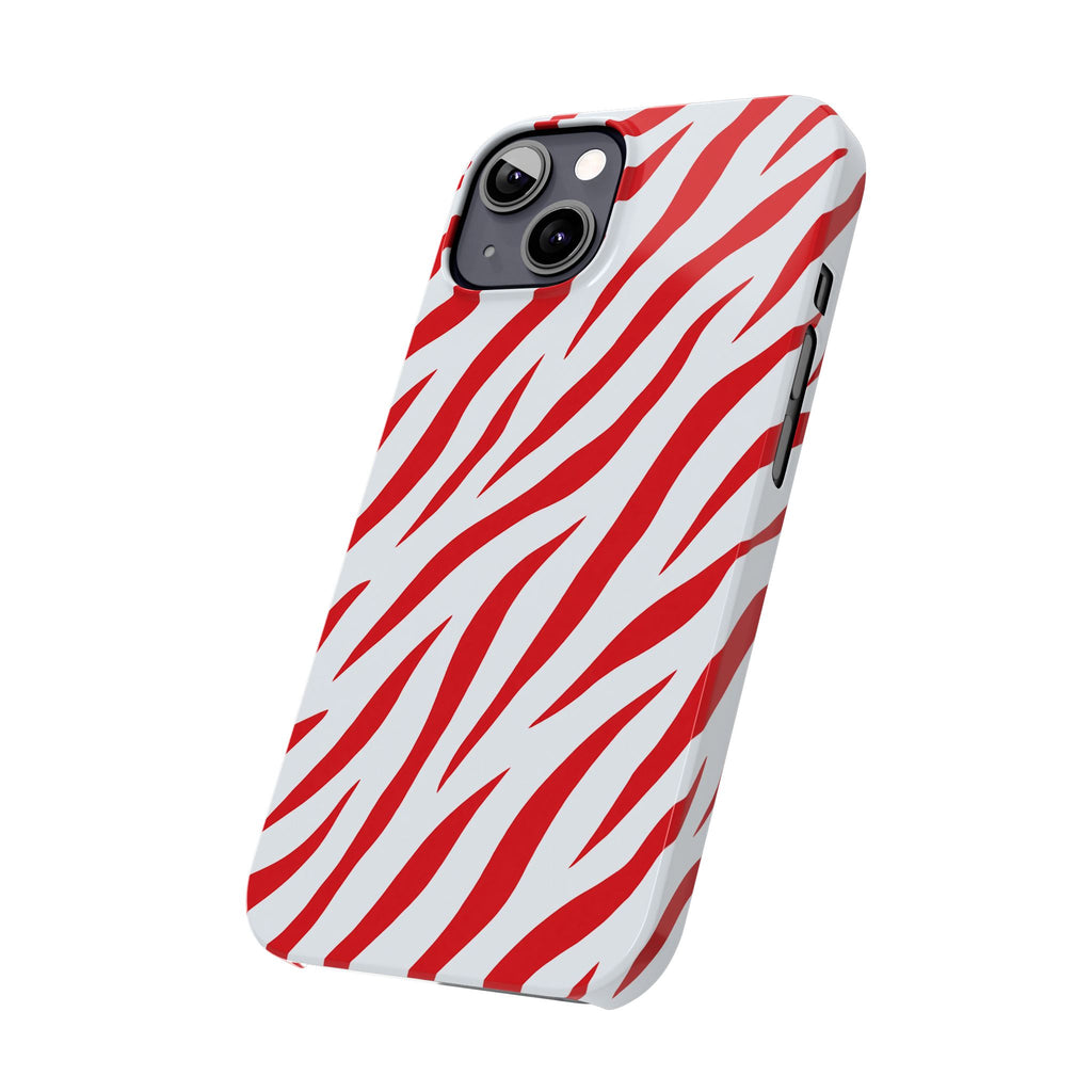 Red Zebra — Slim iphone Case