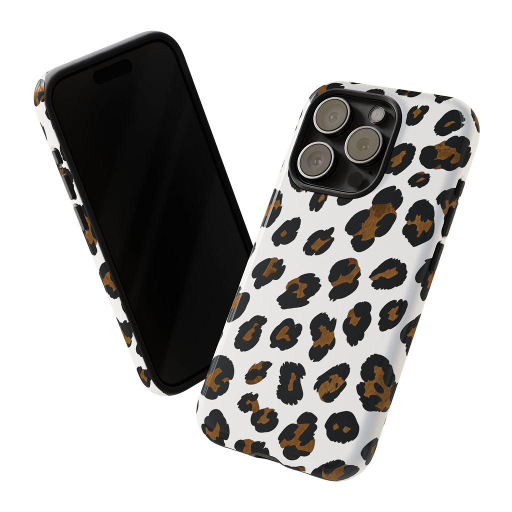White Classic Leopard — Tough iphone case