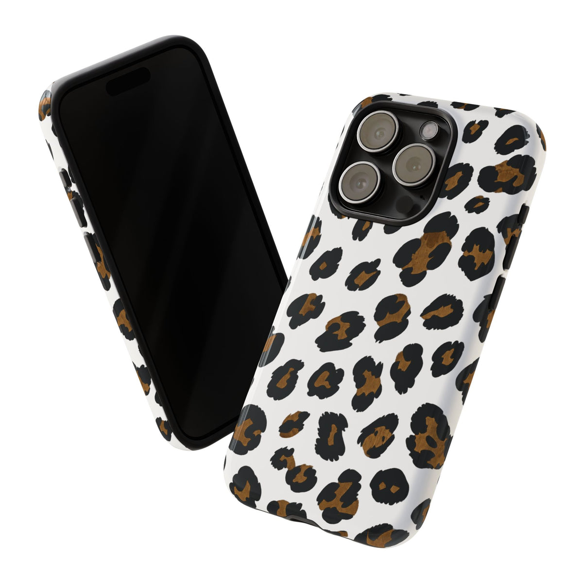 White Classic Leopard — Tough iphone case