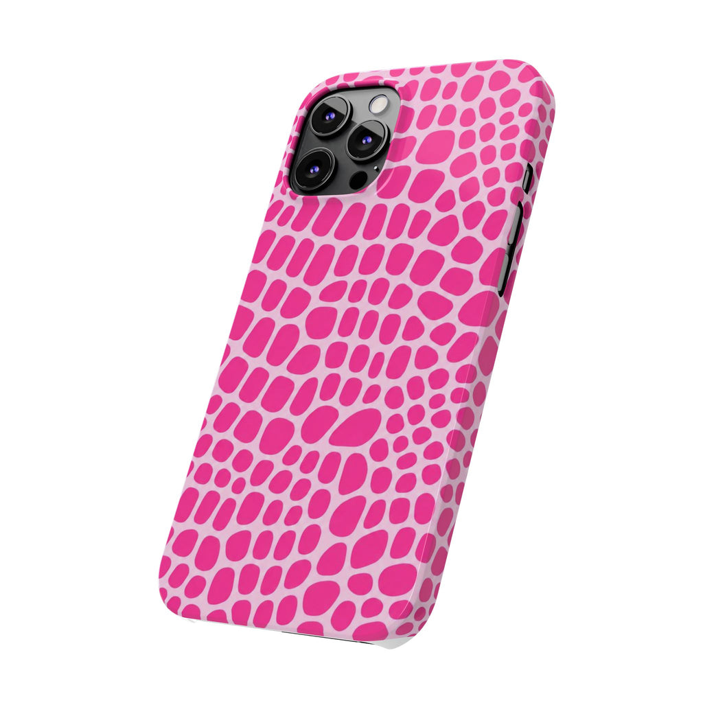 Pink Gator — Slim iphone Case