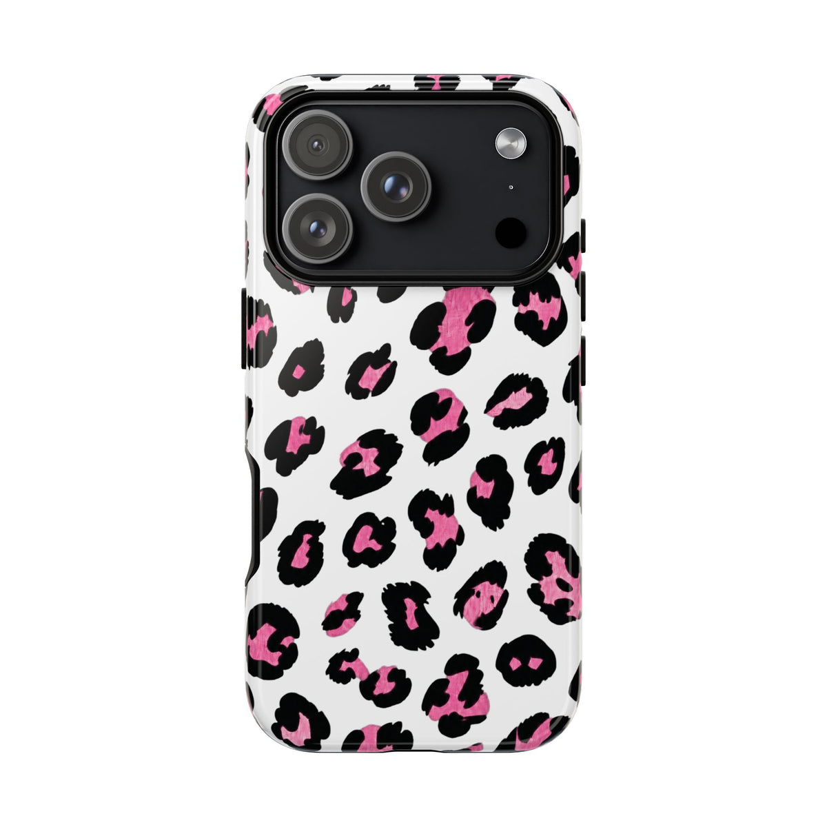 Pink Leopard Print Phone Case — Tough iphone Case