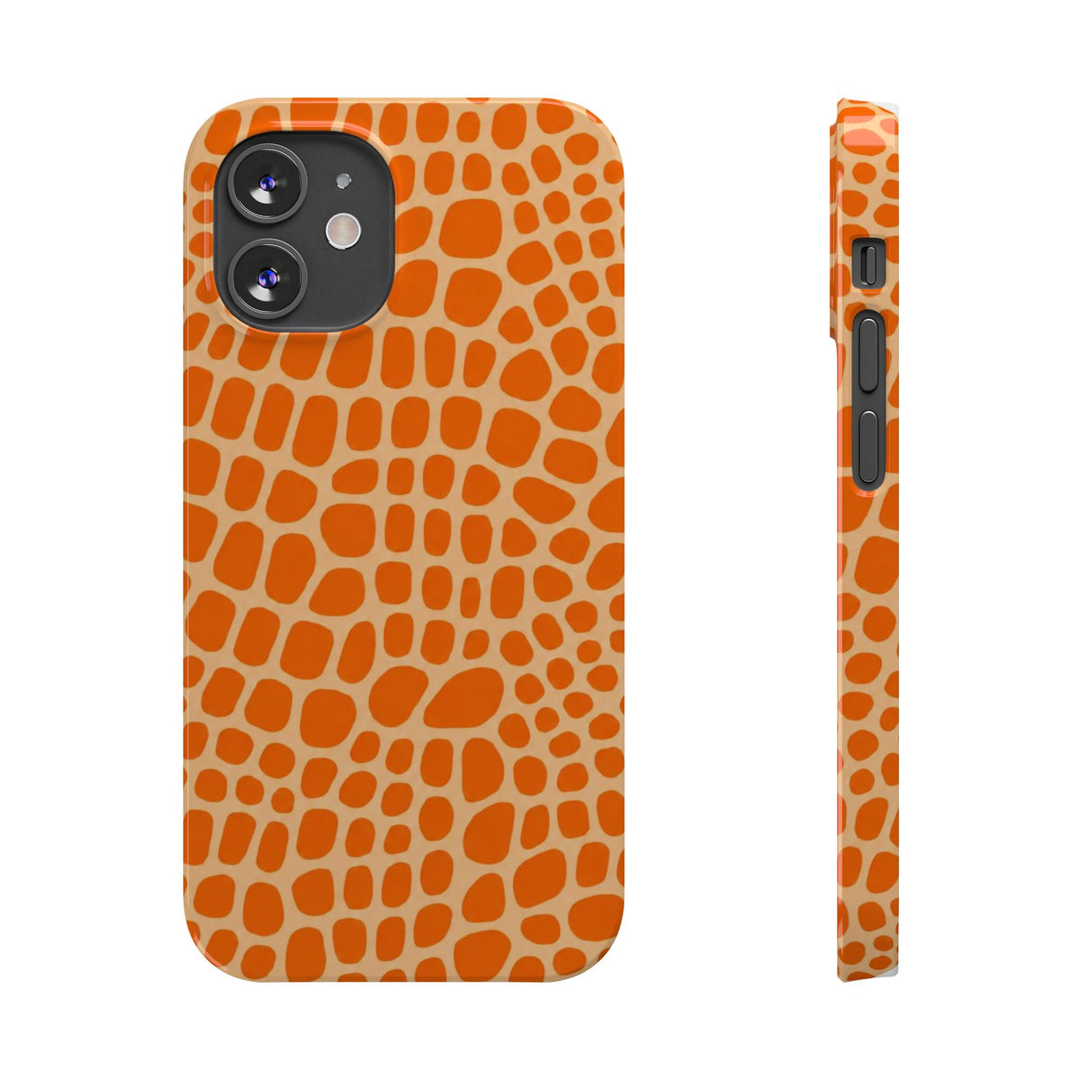 Orange Gator— Slim iphone Case