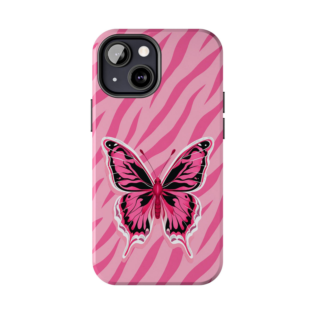 Pink Butterfly - Tough Phone Case