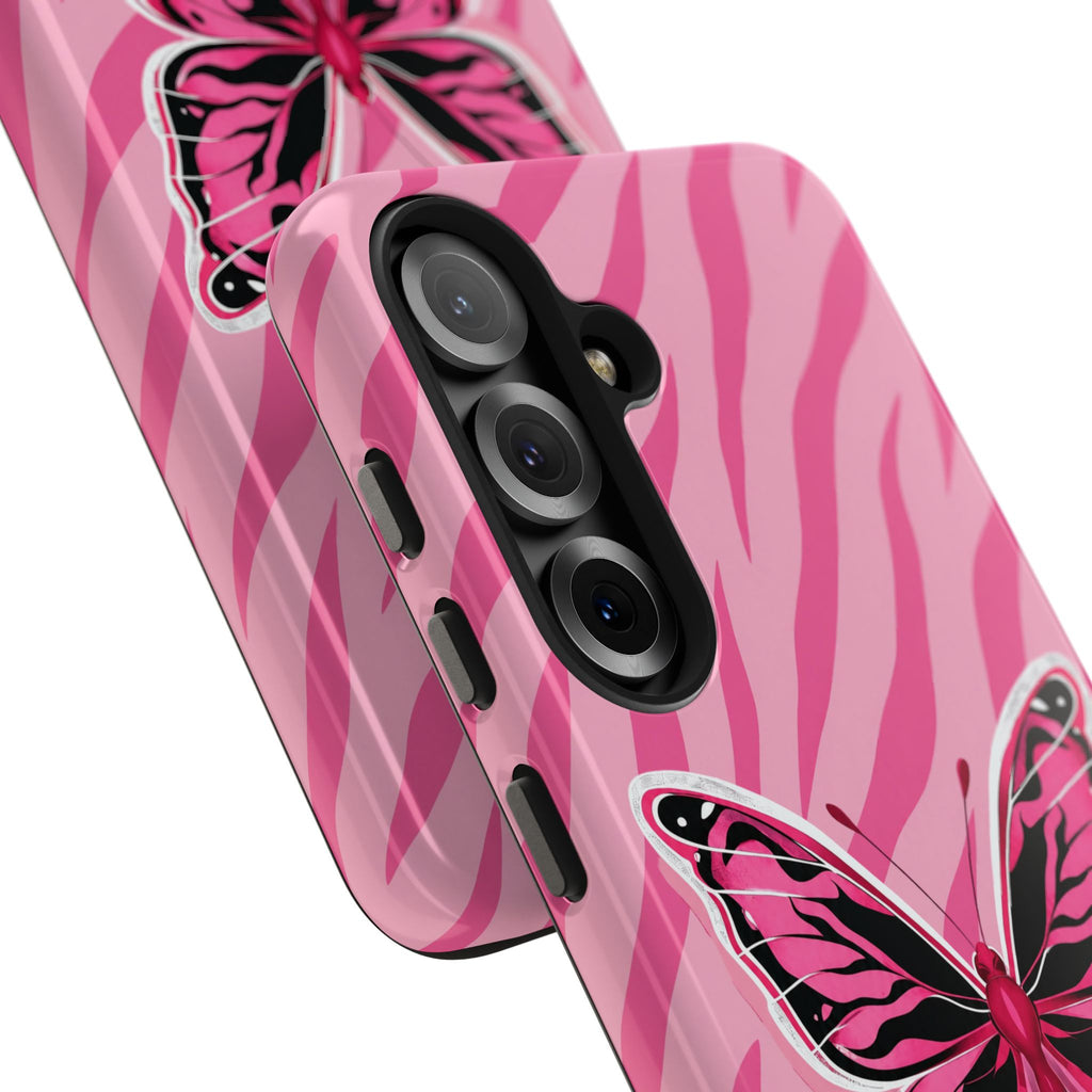 Pink Butterfly - Tough Phone Case