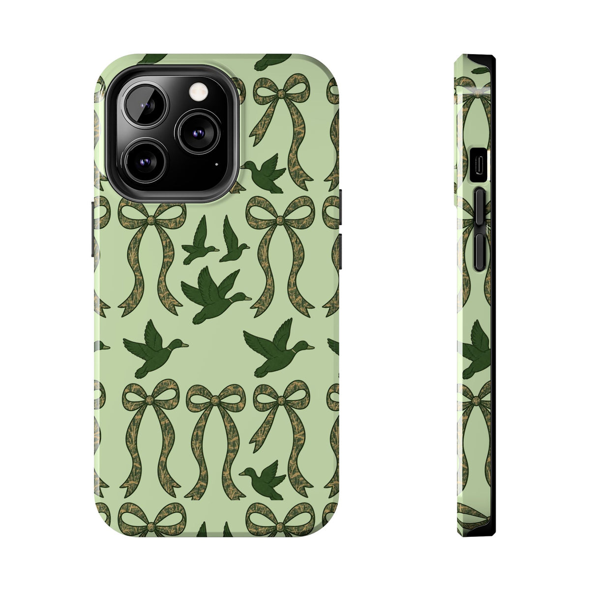 Duck "Cam-bow" - Tough Phone Case (Green)