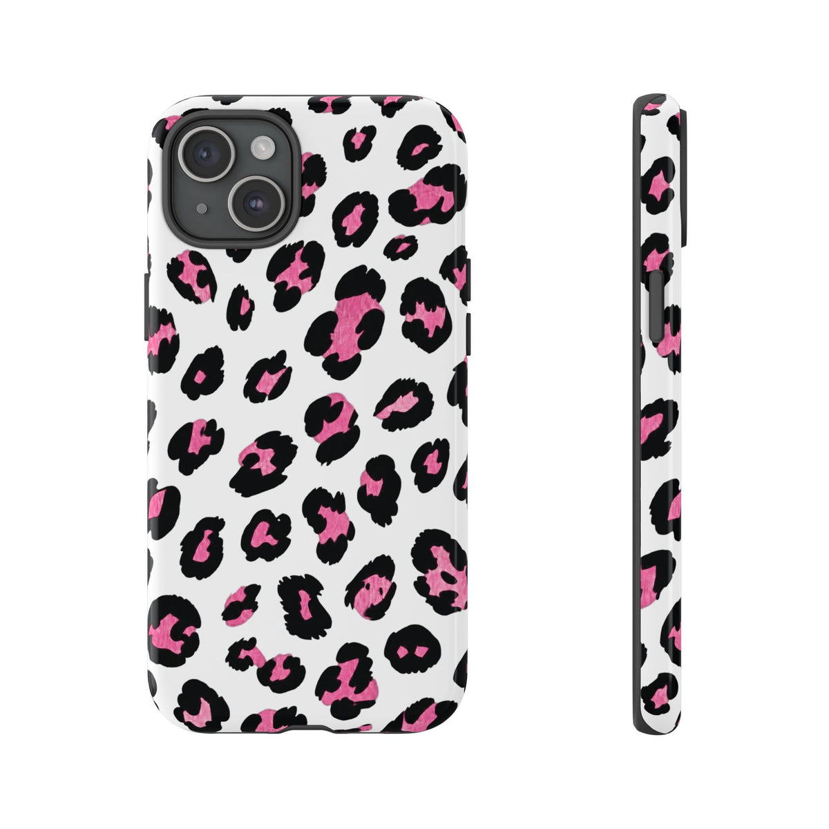 Pink Leopard Print Phone Case — Tough iphone Case