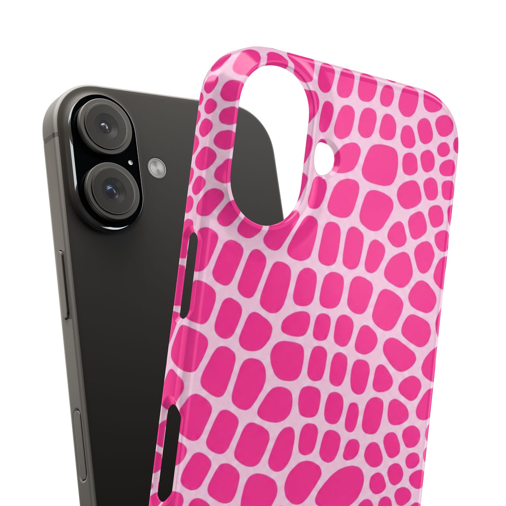 Pink Gator — Slim iphone Case