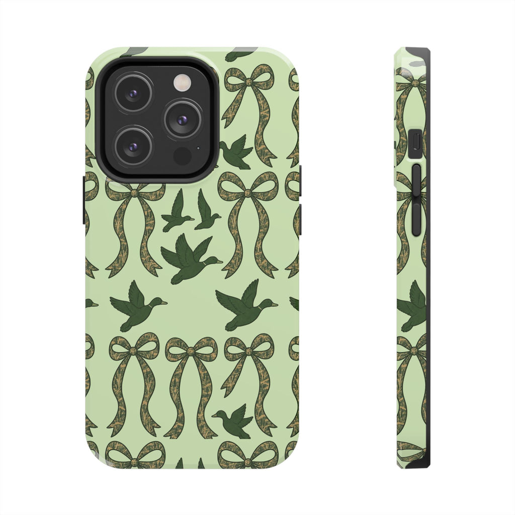 Duck "Cam-bow" - Tough Phone Case (Green)