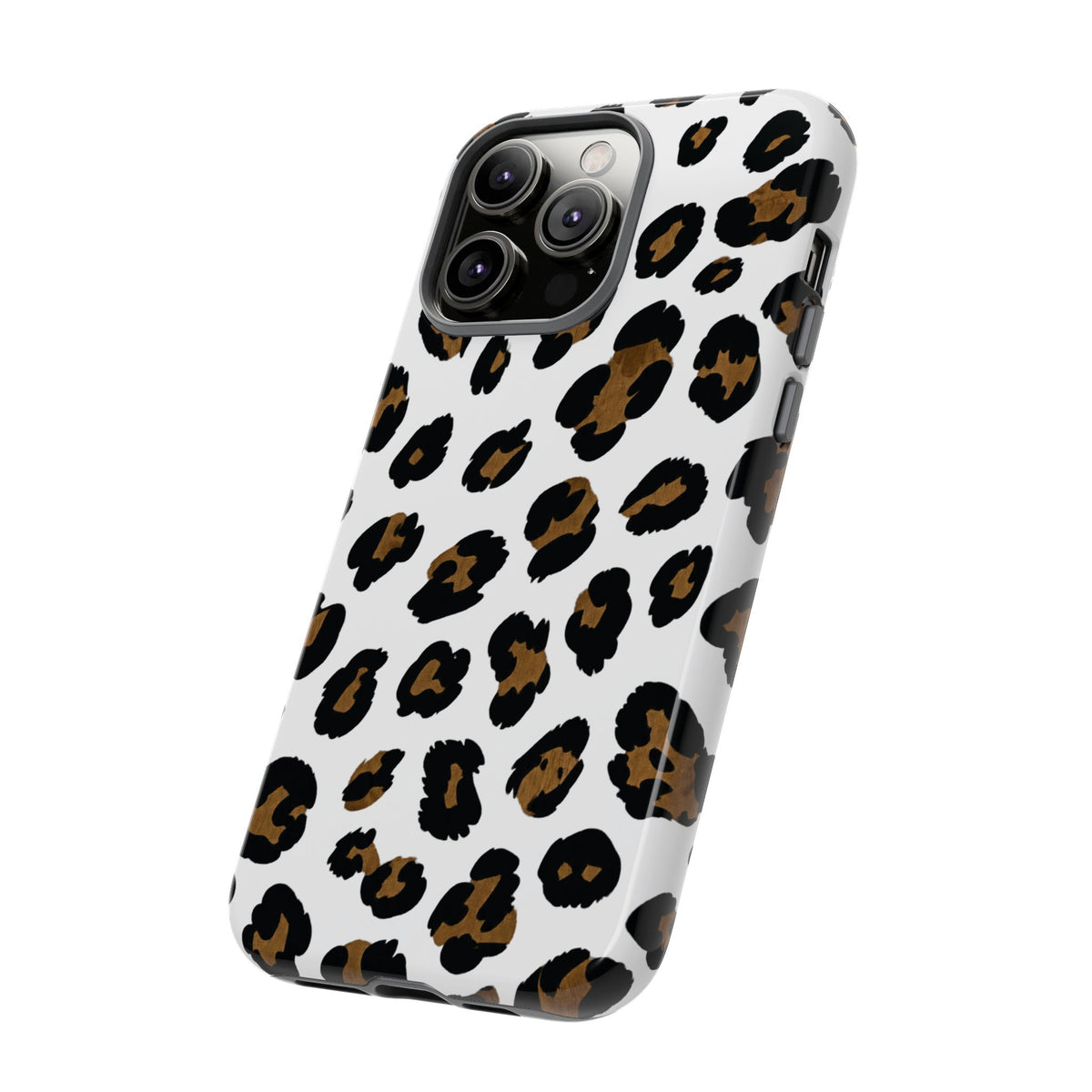 White Classic Leopard — Tough iphone case