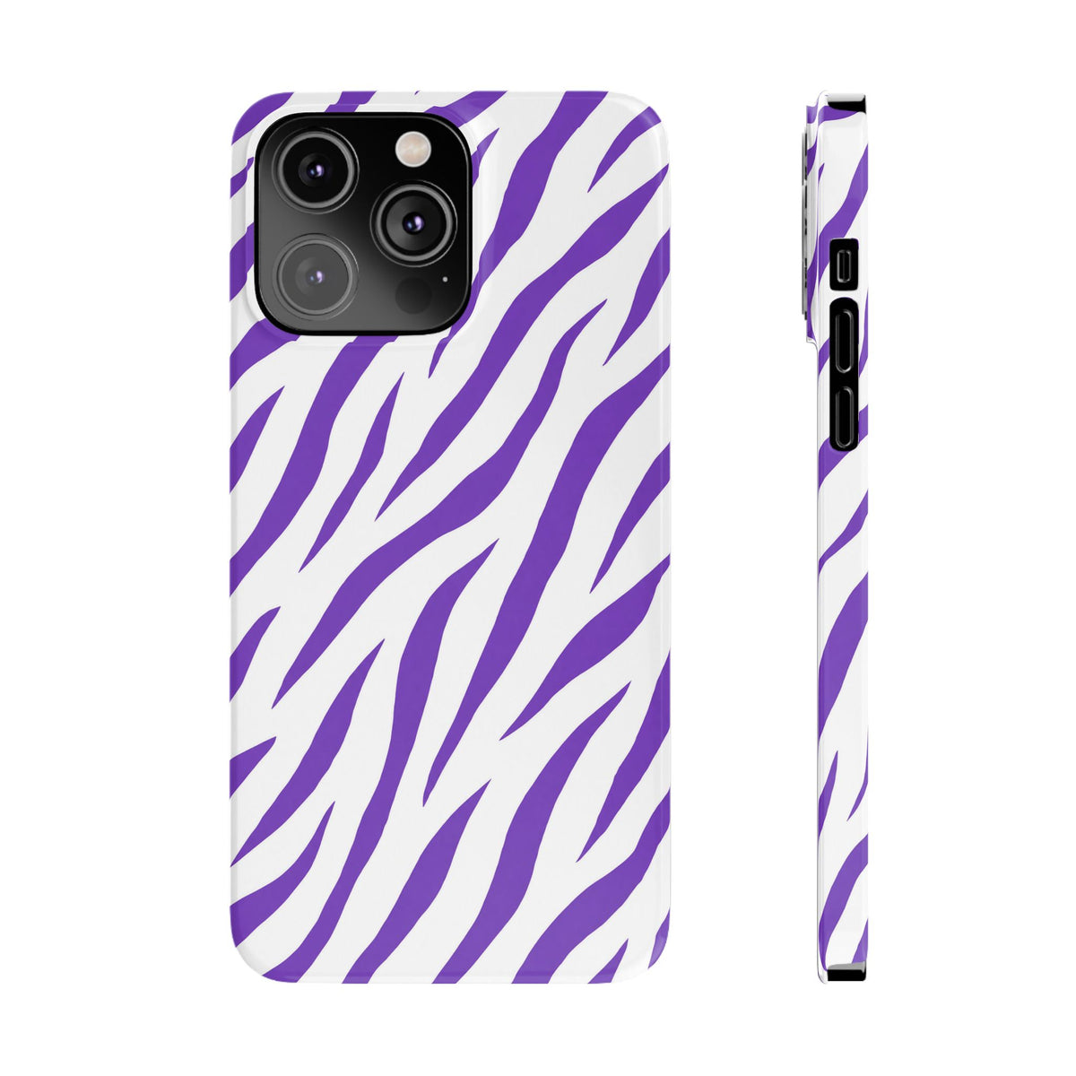 Purple Zebra  — Slim iphone Case